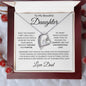 Forever Tied to My Heart - The Ultimate Father-Daughter Forever Necklace
