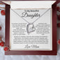 "Resilient Heart Forever Necklace: A Message of Strength and Love from Mom to Daughter"