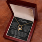 "Strength Legacy Forever Necklace: A Mother's Love to Her Daughter"