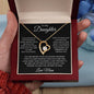 "Strength Legacy Forever Necklace: A Mother's Love to Her Daughter"