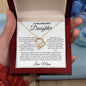 "Resilient Heart Forever Necklace: A Message of Strength and Love from Mom to Daughter"