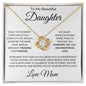 Forever Tied to My Heart - The Ultimate Mother-Daughter Love Knot Necklace
