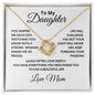 Empowered Elegant Love Knot Necklace