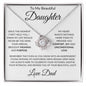 Forever Tied to My Heart - The Ultimate Father-Daughter Love Knot Necklace