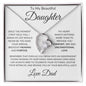 Forever Tied to My Heart - The Ultimate Father-Daughter Forever Necklace
