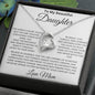 "Resilient Heart Forever Necklace: A Message of Strength and Love from Mom to Daughter"