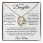 "Strength Legacy Forever Necklace: A Mother's Love to Her Daughter"