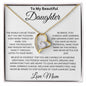 "Resilient Heart Forever Necklace: A Message of Strength and Love from Mom to Daughter"