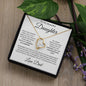 Forever Tied to My Heart - The Ultimate Father-Daughter Forever Necklace