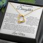 "Resilient Heart Forever Necklace: A Message of Strength and Love from Mom to Daughter"