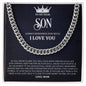 My Dear Son | Stay Strong - Cuban Link Chain