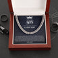 My Dear Son | Stay Strong - Cuban Link Chain