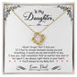 My Daughter | I Am Always There - Love Knot Necklace