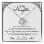 My Daughter | I Am Always There - Love Knot Necklace