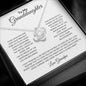 From Grandpa, I Love You and SO Proud of you - Love knot Necklace
