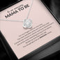 To An Amazing Mama to Be - Love Knot Necklace