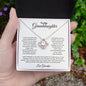 From Grandpa, I Love You and SO Proud of you - Love knot Necklace