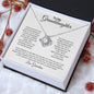 To My Granddaughter - I Love You, and SO Proud of you - Love Knot Necklace