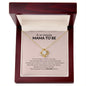To An Amazing Mama to Be - Love Knot Necklace