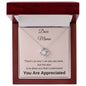 Dear Mama, Love Knot Necklace - YOU ARE APPRECIATED