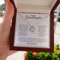 To My Granddaughter - I Love You, and SO Proud of you - Love Knot Necklace