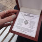 To My Granddaughter - I Love You, and SO Proud of you - Love Knot Necklace