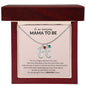 Amazing Mama-to- Be Custom Baby Feet Necklace
