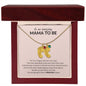 Amazing Mama-to- Be Custom Baby Feet Necklace