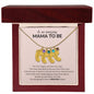Amazing Mama-to- Be Custom Baby Feet Necklace