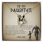 My Daughter | You Will Never Loose - Forever Love Necklace