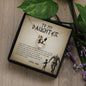 My Daughter | You Will Never Loose - Forever Love Necklace