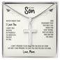 My Son | Believe In Yourself - Stainless Steel Cross