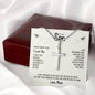 My Son | Believe In Yourself - Stainless Steel Cross