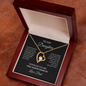 To My Daughter Necklace From Dad – I Will Always Show Up – Christmas Gift For Daughter From Dad With Message Card