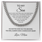 Meaningful Gift for Son from Mother | Cuban Link Chain