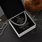 To My Son Cuban Link Necklace | Meaningful Gift from Dad