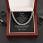 To My Son Cuban Link Necklace | Meaningful Gift from Dad
