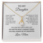 Wedding Day Gift for Daughter From Mom – Alluring Beauty Necklace | You Will Always Be My Daughter