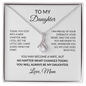 Wedding Day Gift for Daughter From Mom – Alluring Beauty Necklace | You Will Always Be My Daughter