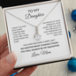 Wedding Day Gift for Daughter From Mom – Alluring Beauty Necklace | You Will Always Be My Daughter
