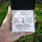 Wedding Day Gift for Daughter From Mom – Alluring Beauty Necklace | You Will Always Be My Daughter