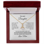 Wedding Day Gift for Daughter From Mom – Alluring Beauty Necklace | You Will Always Be My Daughter