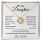 As You Become A Mother - Love Knot Necklace