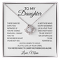 As You Become A Mother - Love Knot Necklace