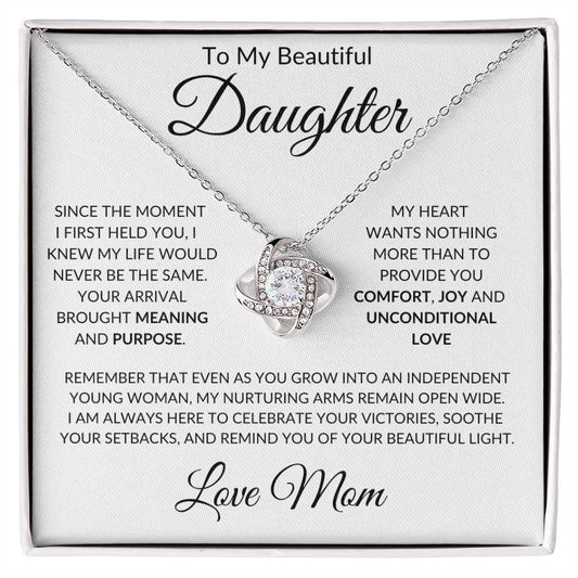 Forever Tied to My Heart - The Ultimate Mother-Daughter Love Knot Necklace