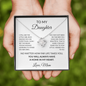 Gift for Daughter from Mom – Love Knot Necklace | You Will Always Have a Home in My Heart