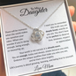 To My Daughter Necklace – You Are Enough & Always Loved