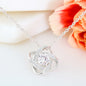 To My Beautiful  Daughter Necklace From Mom – Love Knot Pendant With Message Card – Braver Than You Know Gift for Daughter