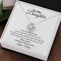 To My Daughter - Before Life Gets Loud Love Knot Necklace
