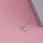 To My Bonus Daughter Necklace From Mom - Family Isn't Always Blood - Love Knot Necklace with Message Card, Gift for Bonus Daughter